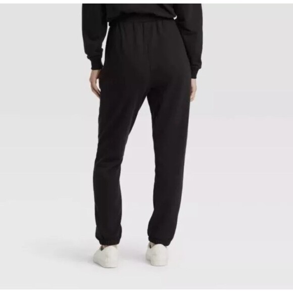 Women's Def Leppard Graphic Jogger Fleece Pants - Elastic Waist, Black, Small - Picture 2 of 2